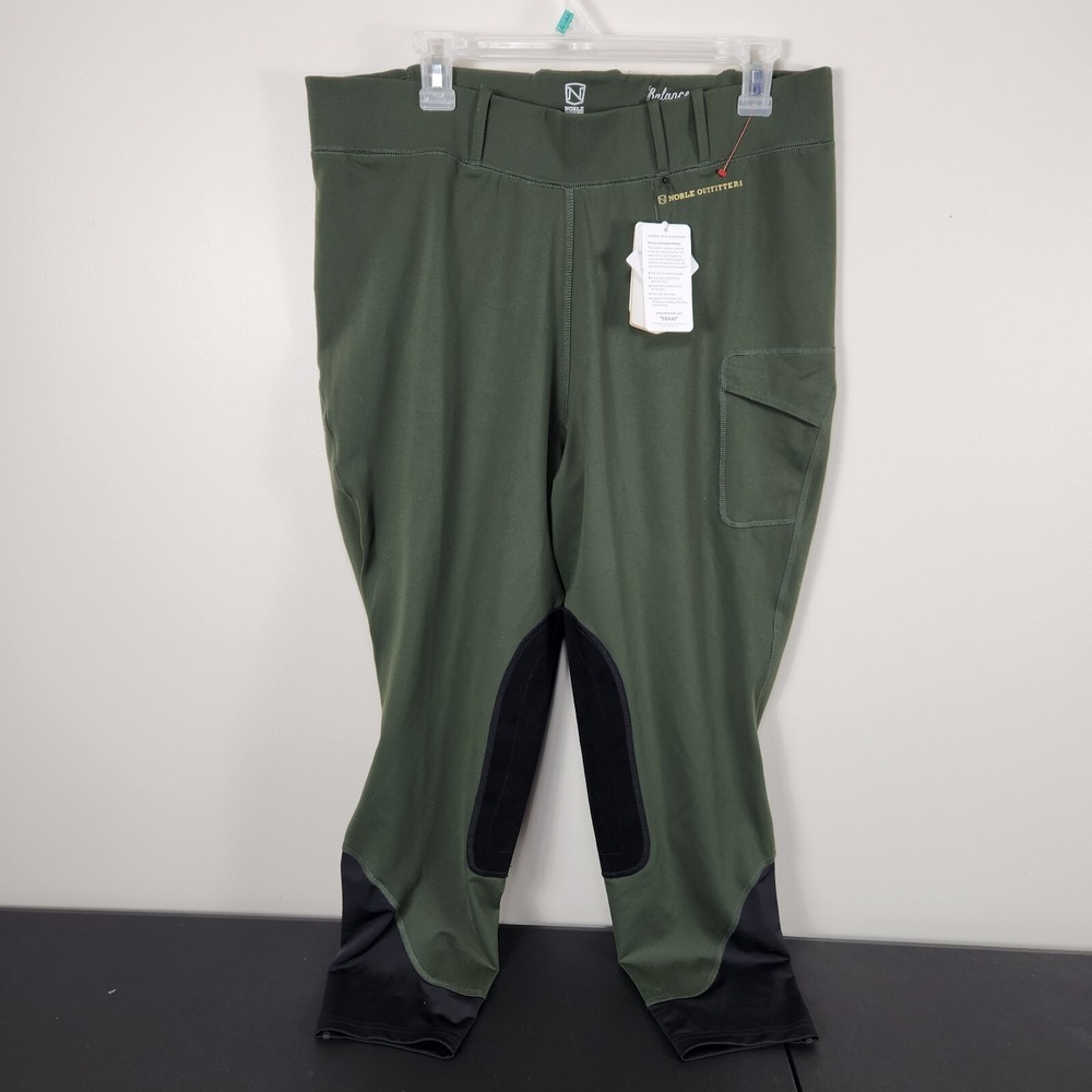 Noble Outfitters Green Riding Balance‎ Tight NWT  XXL Equestrian Riding Pant